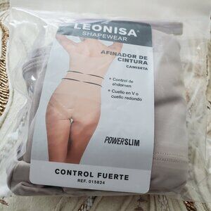 Leonisa control abdomen waist shaper T-shirt Size XL